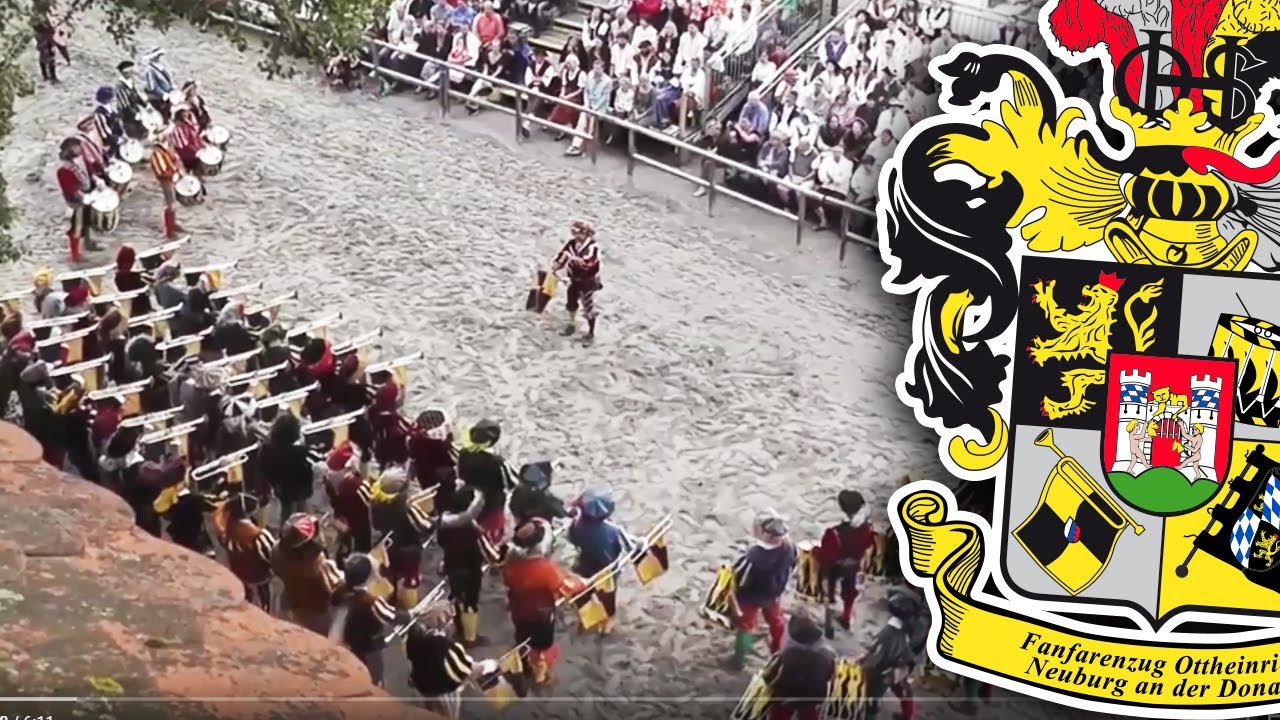 Uraufführung der Steckenreiterfanfare | Schloßfest 2015 | Fanfarenzug Ottheinrich
