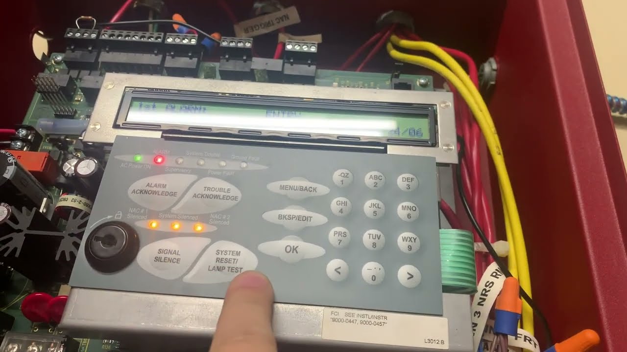 Fire Alarm Bell Test #90 (Gamewell-FCI 7100)