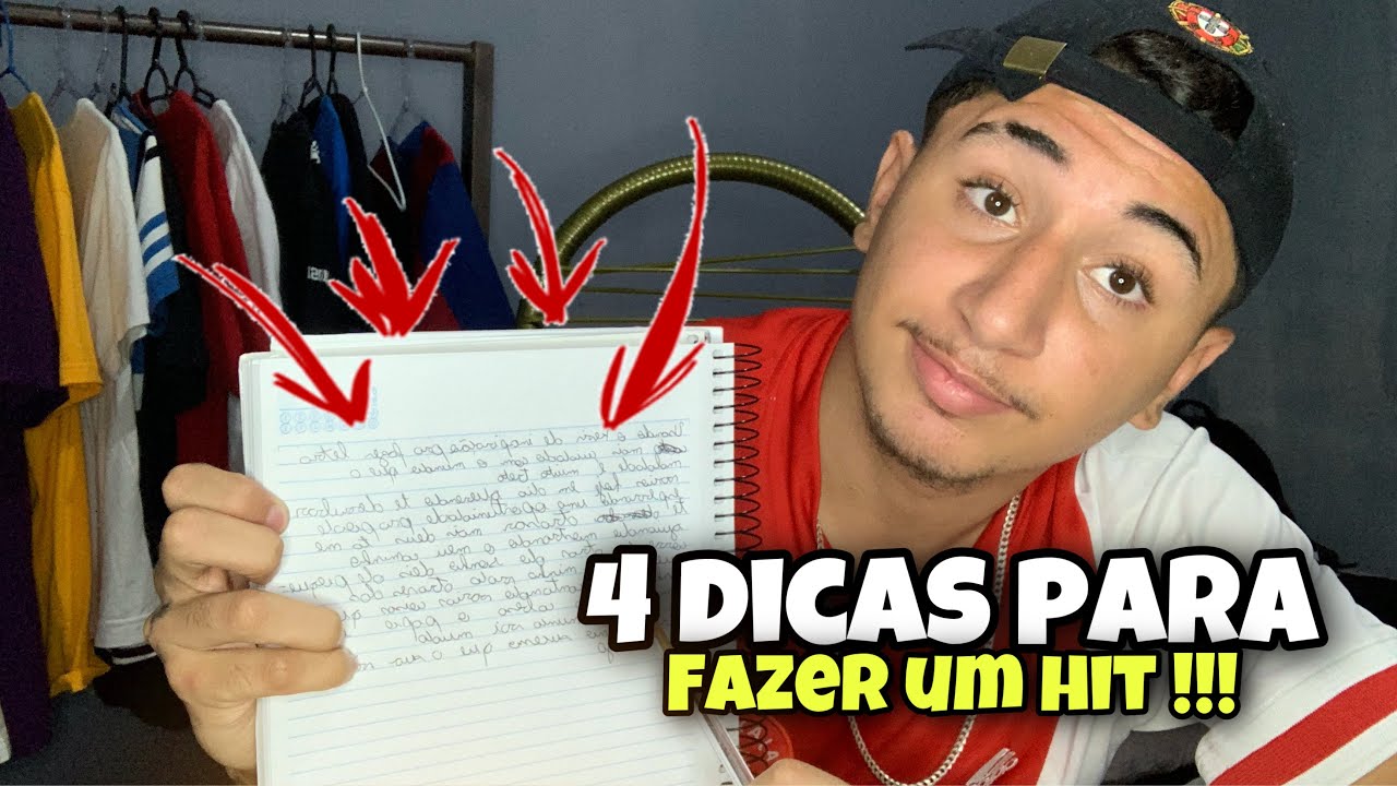4 DICAS PARA ESCREVER UMA M&Uacute;SICA PASSO A PASSO !!! (Ensinando Mc&rsquo;s ep01￼)
