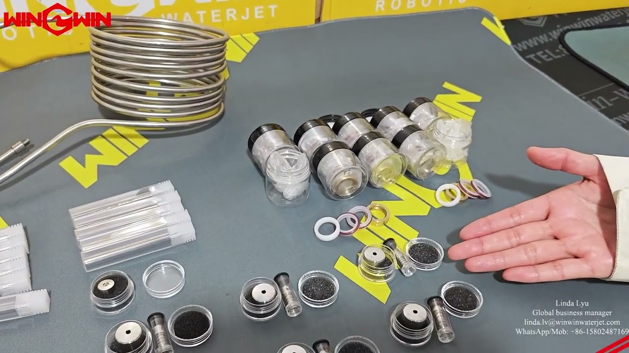 Techni Waterjet Parts Diamond Cutting Head/Coil Tube/HP Seal Kit/Mixing Tubes on Sale