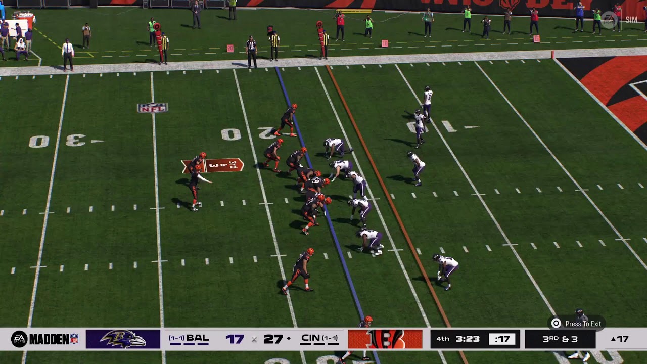 PFC LEAGUE WEEK 3 RAVENS @ BENGALS