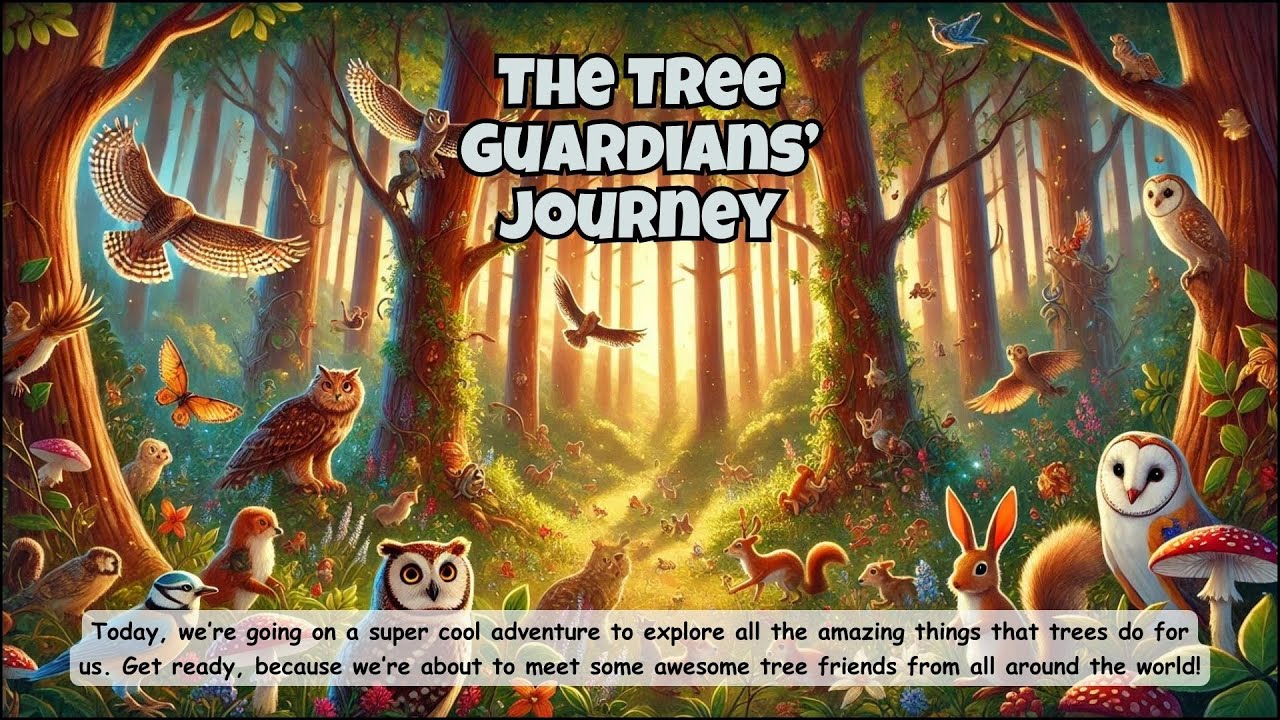 The Tree Guardians' Journey | Fun Kids Story About Protecting Trees and Nature