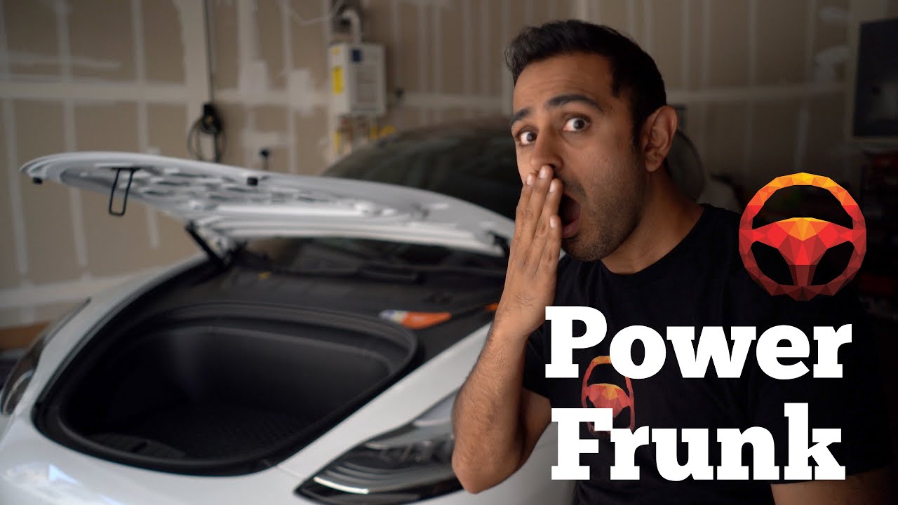 Tesla Model 3 Power Frunk (open/close)