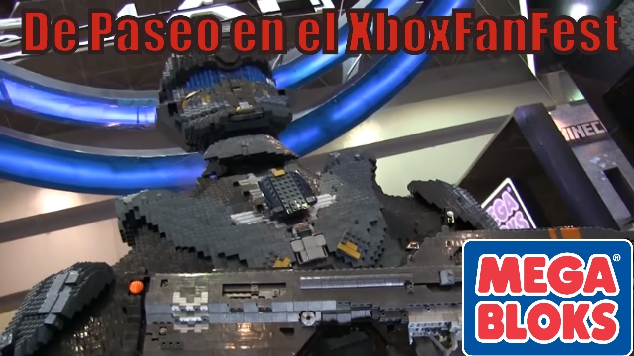 XboxFanFest con MEGA BLOKS y armando UNSC KODIAK SIEGE CANNON de HALO