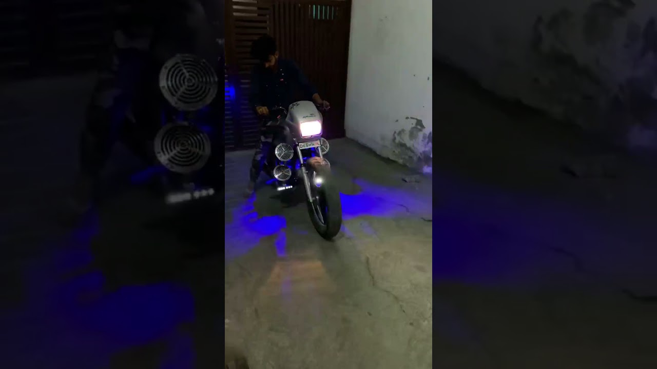 Nishu deshwal splendor bike stunts