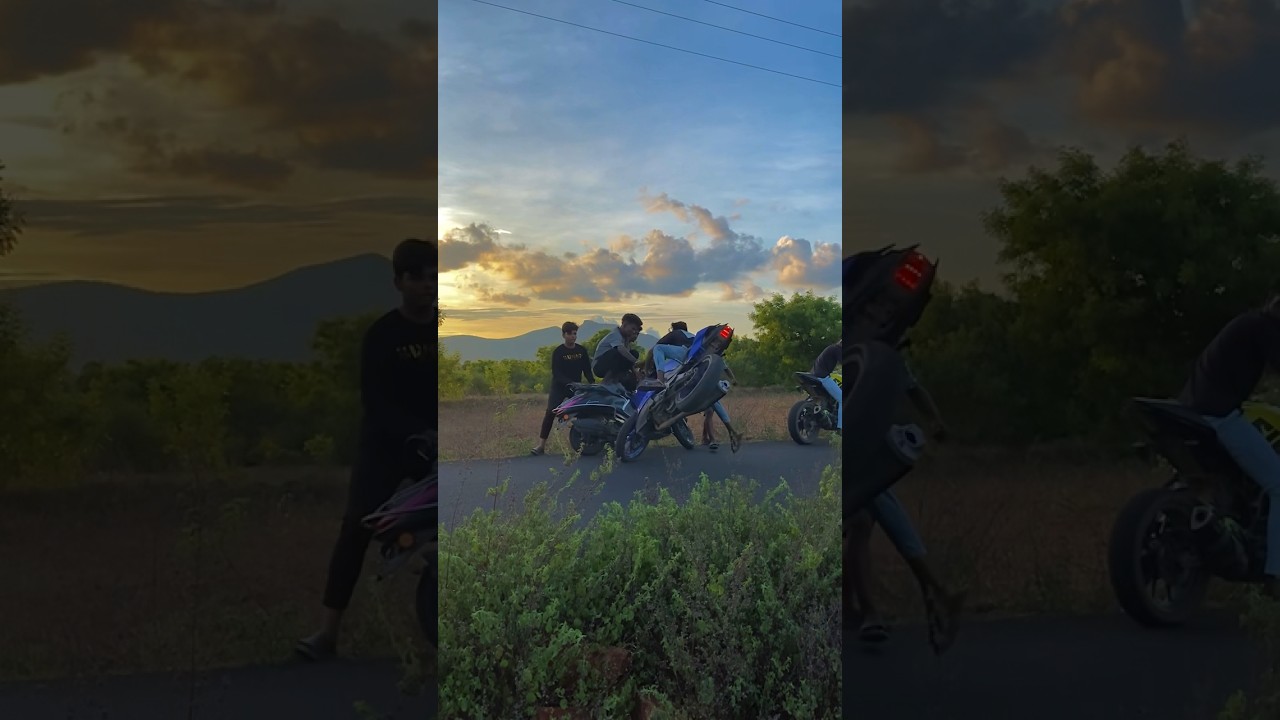 Fail Stoppie 💔🤕 #bike #stunt #tamil #trending #shortvideo