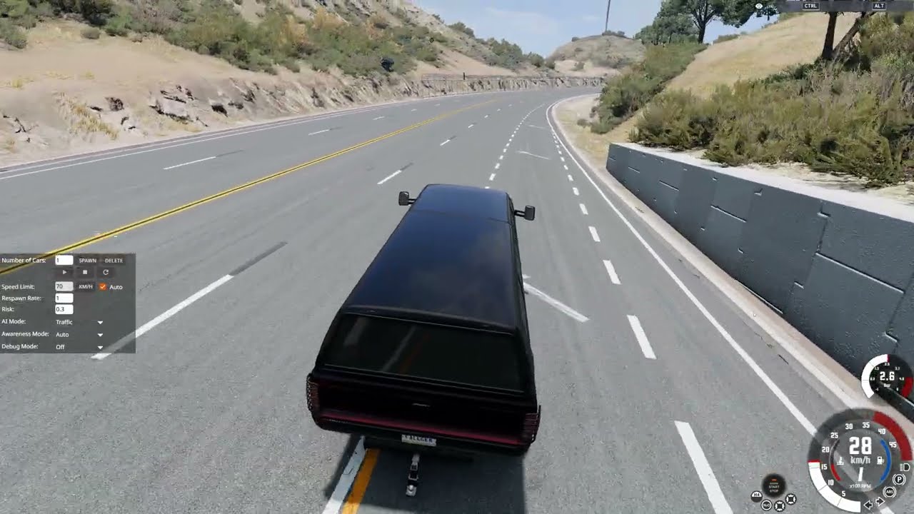 driving in BeamNG.drive