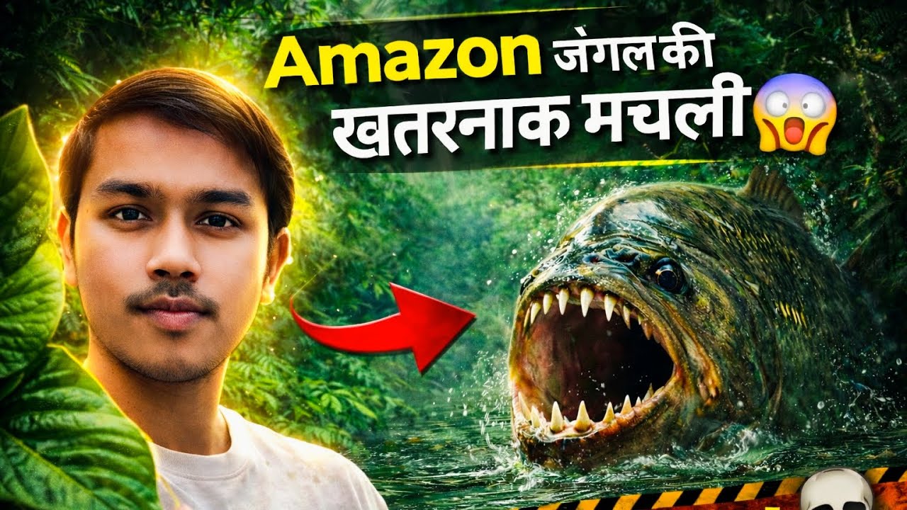 Amazon जंगल की सबसे खतरनाक मछलियाँ 😱 | जिन्हें देखकर लोग डर जाते हैं”#AmazonJungle#DangerousFish 