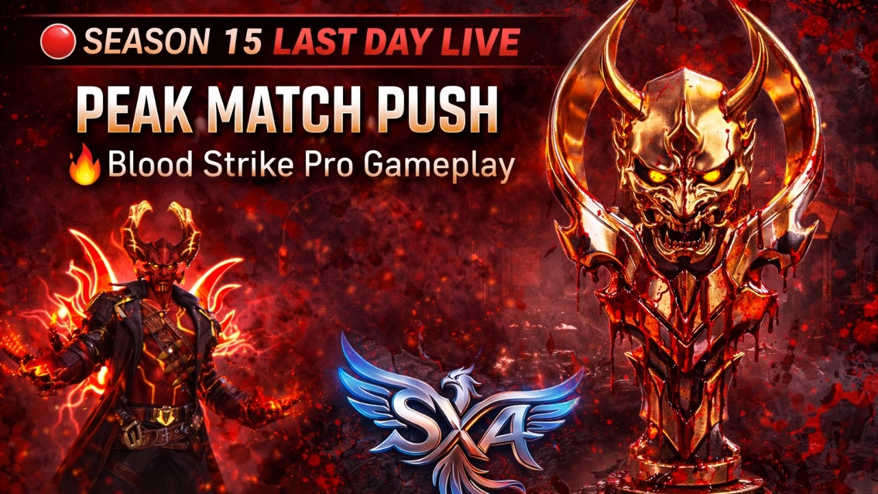 🔴 LIVE NOW 🔴 Blood Strike LIVE | Season 16 Final Day Rank Push #bloodstrike   #gaming
