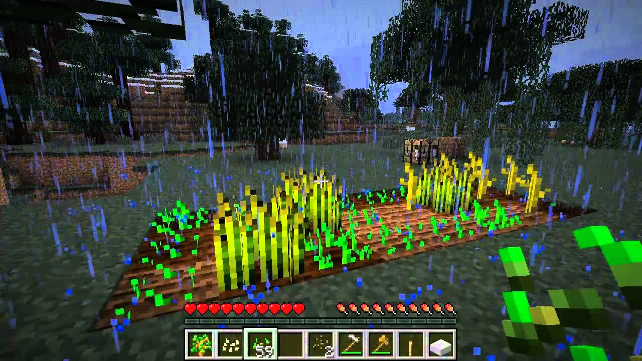 Minecraft 1.0 Prerelease Test (Red apples drop from trees!)