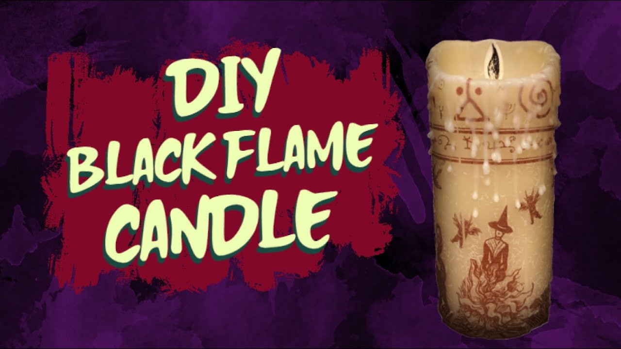 Making My Own Black Flame Candle from Hocus Pocus