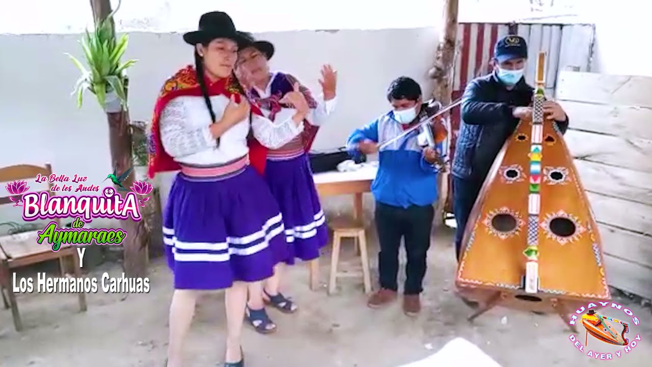 HERMOSO SANTIAGO CON BLANQUITA DE AYAMARAES Y HERMANOS CARHUAS 🎤🎻🎵
