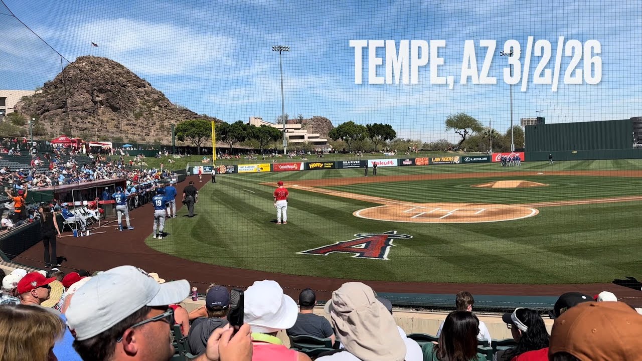 🔵⚾️LA ANGELS VS KANSAS CITY ROYALS Spring Training Baseball Game 3/2/2026 Michael Massey AT BAT⚾️🔵