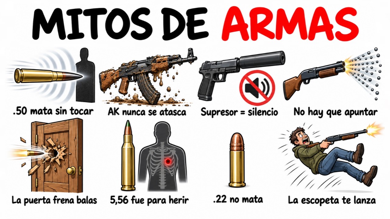 Todos los Mitos Sobre Armas de Fuego Explicados
