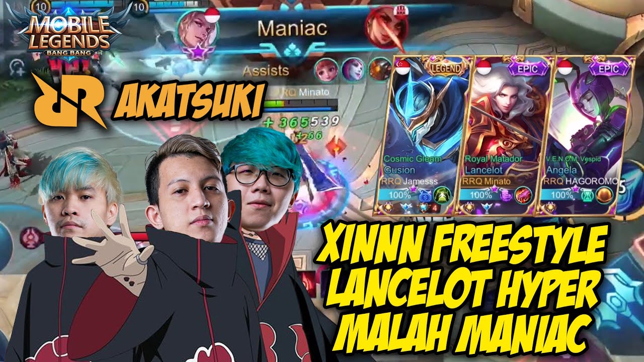 RRQ XIN  FREESTYLE LANCELOT HYPER CARRY MALAH DAPAT MANIAC - MUSUH  DIBUAT AUTO NANGIS INI