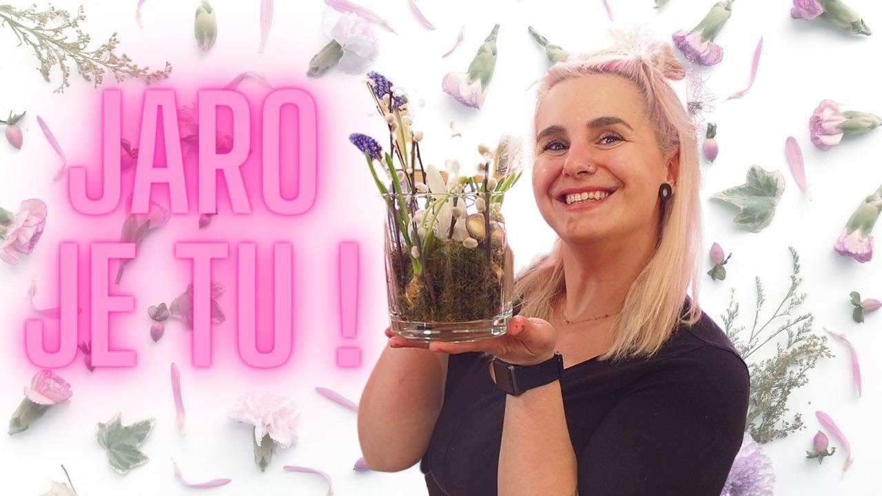 S MARKÉTOU FLORISTKOU | jednoduchá jarní dekorace