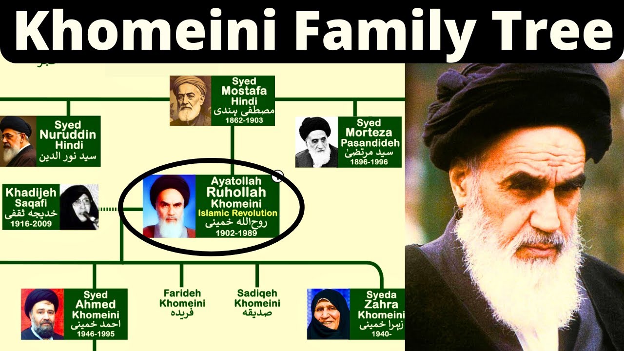 Khomeini Family Tree | The Real family Behind Iran's Revolution