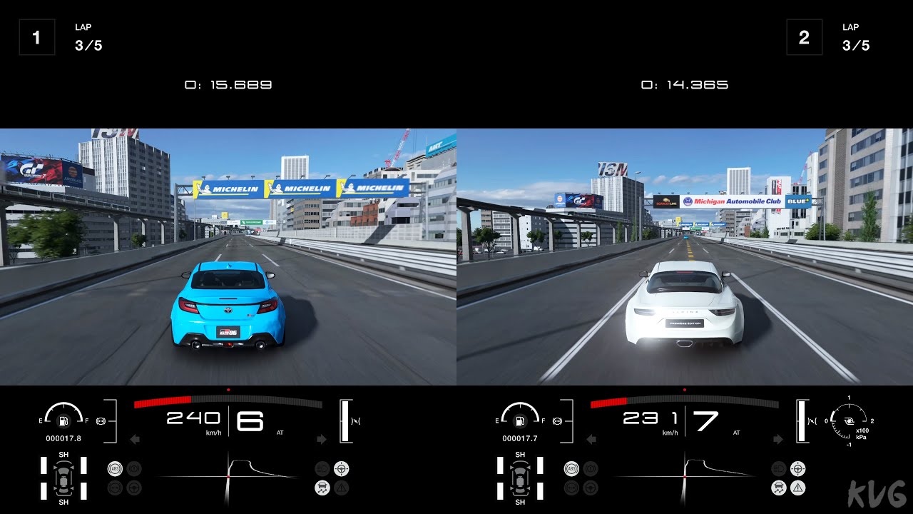 Gran Turismo 7 - Splitscreen Gameplay (PS5 UHD) [4K60FPS]