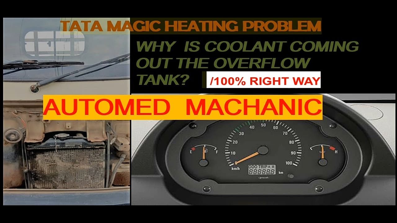Tata Magic Heating problem/coolant overflow/100%solution/video in Hindi/How to release air?