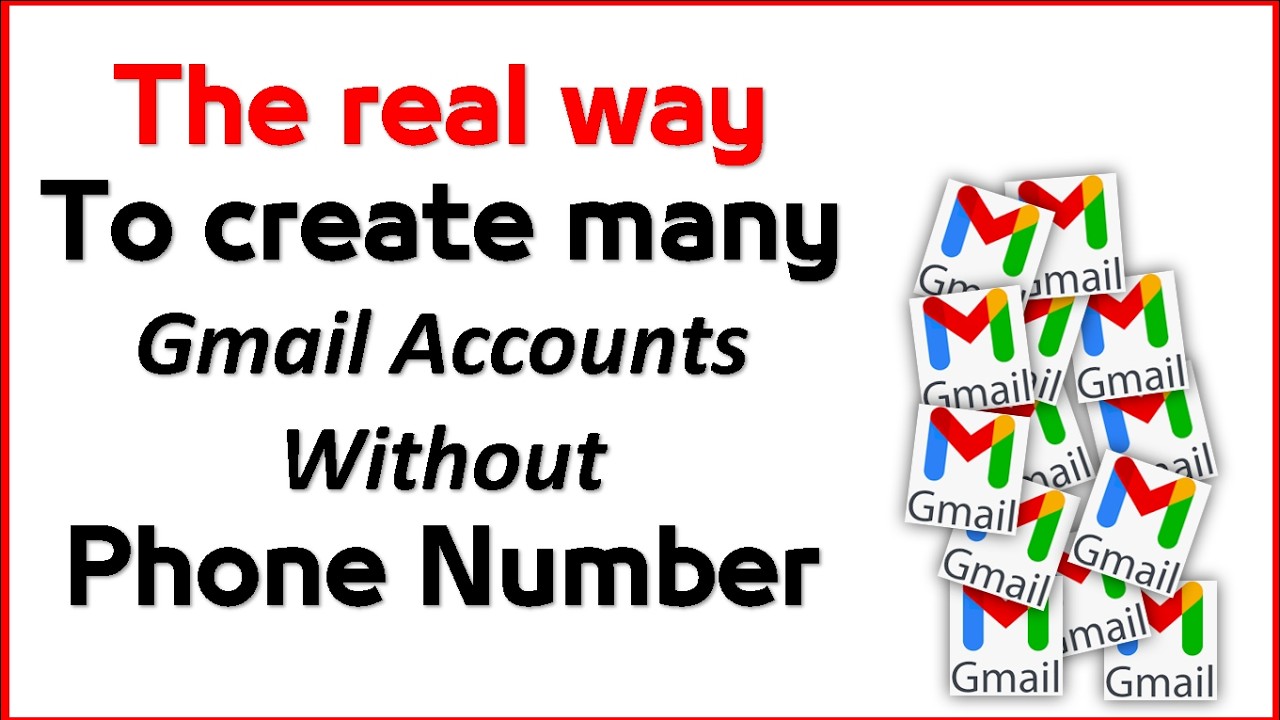 how to create gmail account without phone number
