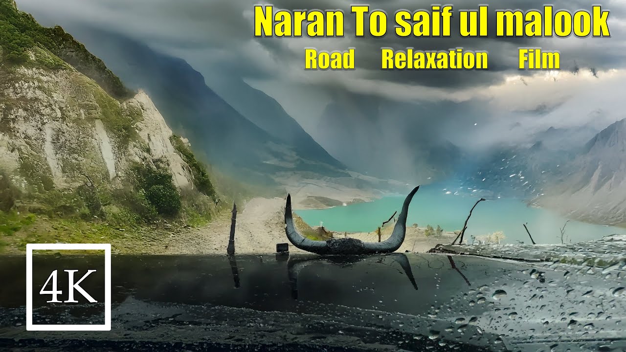 Soothing Drive from Naran to Saif-ul-Malook Lake | Relaxing Scenic Road Trip in Pakistan