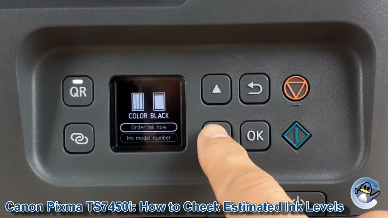 Canon Pixma TS7450i/TS7451i: How to Check Estimated Ink Levels