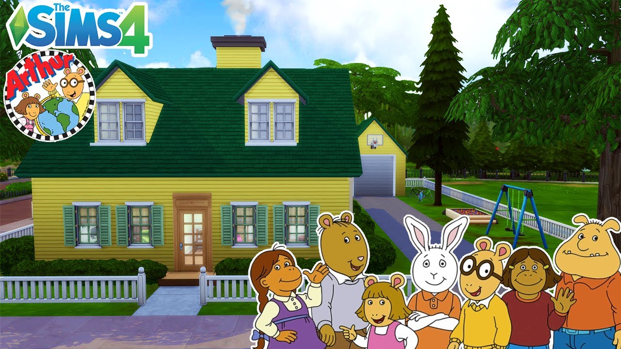 📺🏡Sims 4: Arthur | Arthur's Home- Speed Build🏡📺
