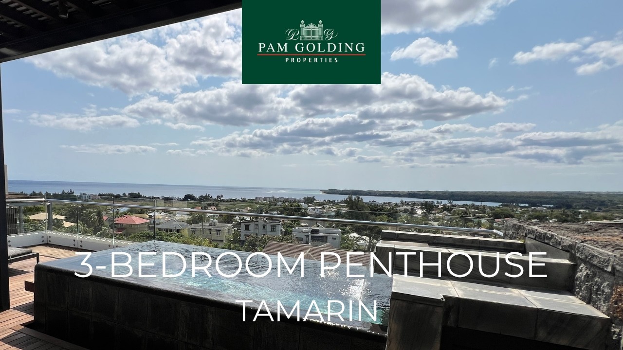 Breathtaking 3 Bedroom Penthouse in Tamarin on the West Coast of Mauritius