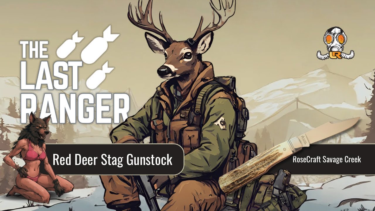 RoseCraft Blades Savage Creek GunStock in Stag