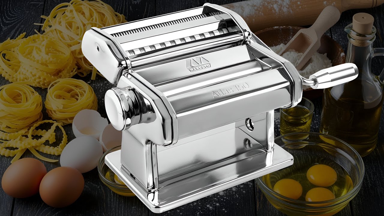 🇮🇹 A MÁQUINA DE MACARRÃO ITALIANA ORIGINAL ATLAS 150 MARCATO! 👨‍🍳