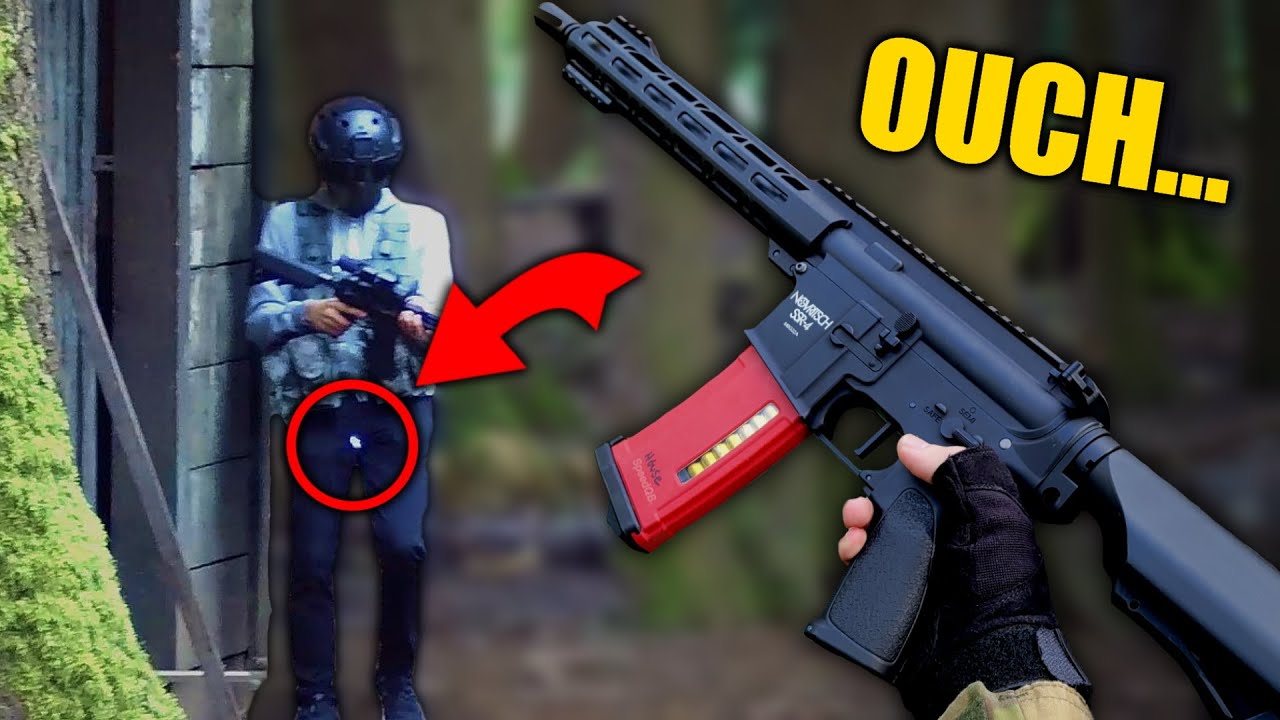 Sometimes Airsoft Hurts... SSR4 First Look!