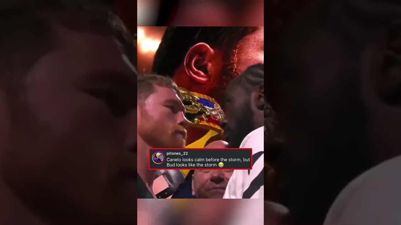 This Canelo-Crawford staredown 😳 (via Netflix)