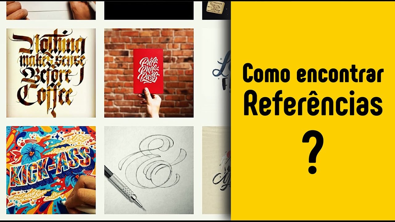 Como encontrar referências para trabalhos de Caligrafia e Lettering