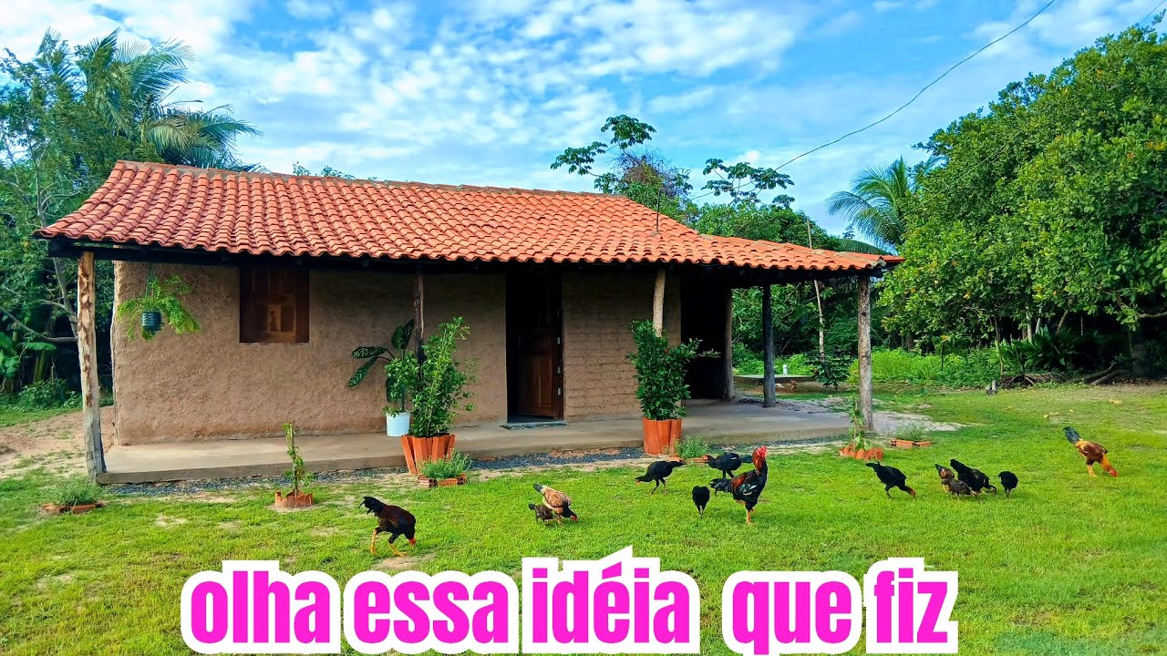 Olha essa idéia que fiz para decorar a entrada da casinha 