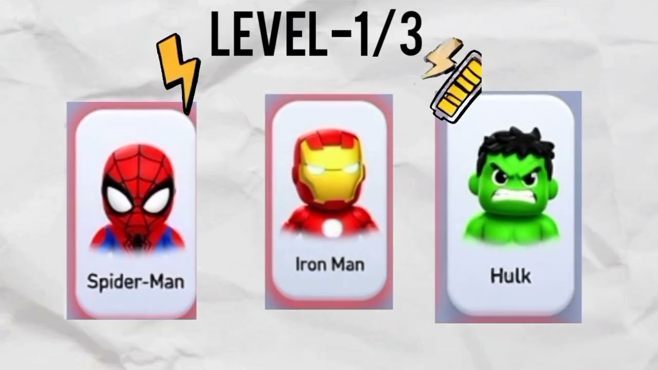 Say The Word On Beat | Level 1-3 EASY MEDIUM HARD | Marvel
