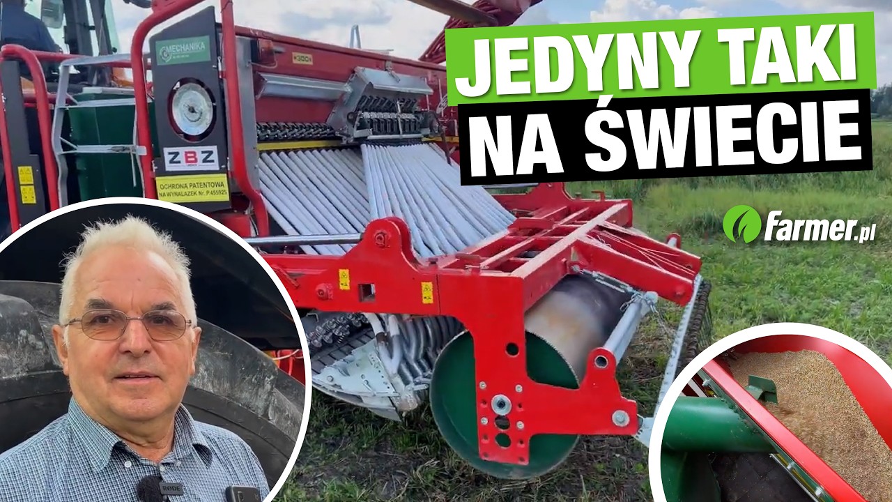 Genialny polski wynalazek! Pan Zygmunt opatentował siewnik, jakiego NIE MA NA ŚWIECIE.