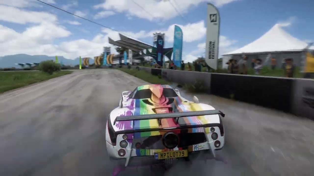 I RACED IN THE RIVIERA SPRINT WITH A PAGANI ZONDA CINQUE ROADSTER...