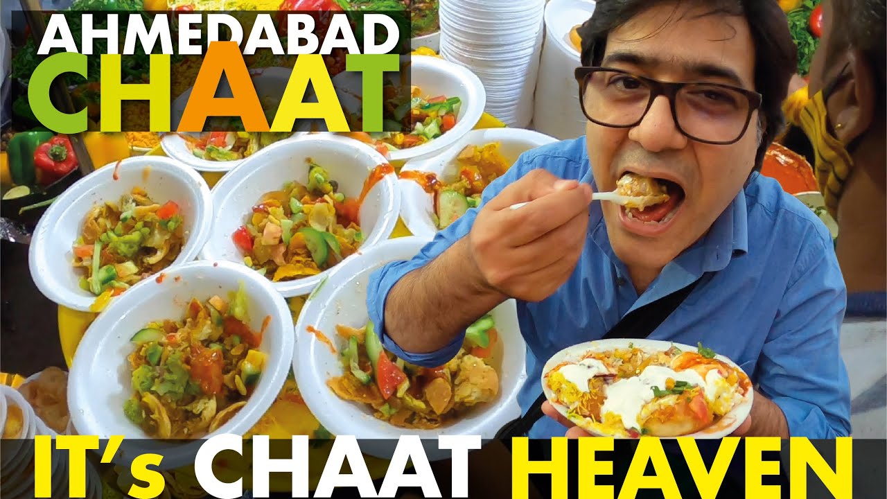 Street Food | Purohit Chaat Centre | Famous Chaat Papdi | Pinky Sandwich | Relief Road Ahmedabad
