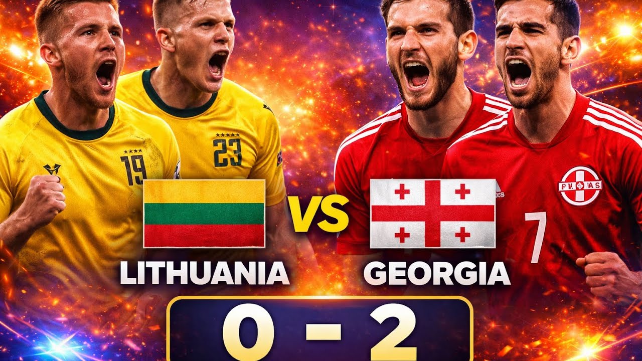 Lithuania 0-2 Georgia | Highlights & All Goals 