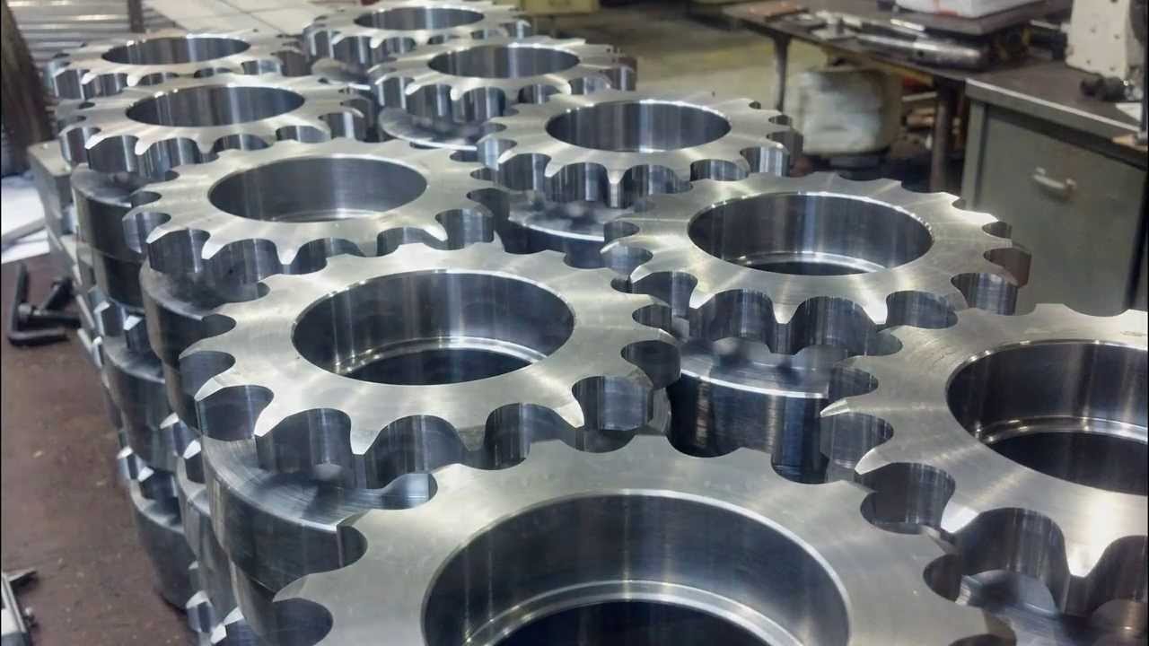 CNC milling a sprocket