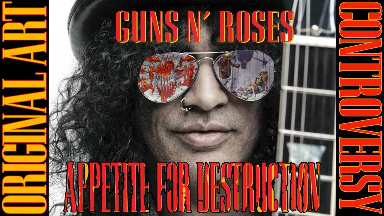 APPETITE FOR DESTRUCTION: The original album cover CONTROVERSY