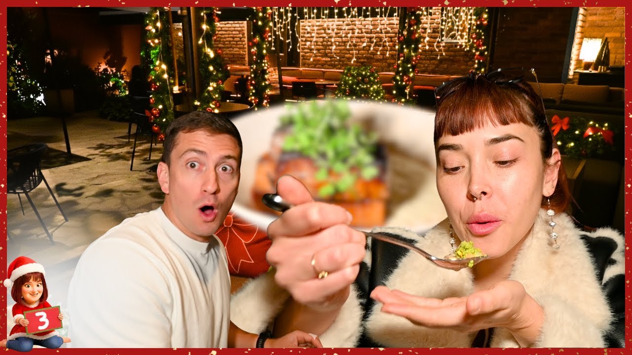 Probando lo que NUNCA NOS HA GUSTADO  🤮🫢 Cena con el León ♥️ -  #vlogmas Día 3