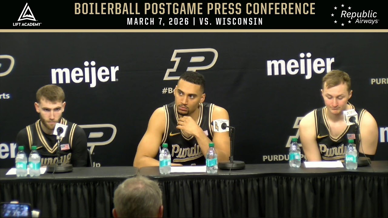 BoilerBall Postgame Press Conference | vs. Wisconsin