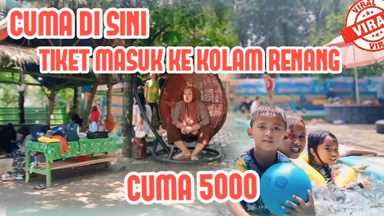 TIKET MASUK KOLAM RENANG CUMA 5000