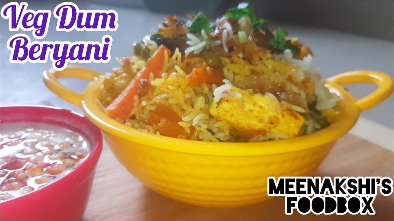 Veg Dum Biryani | Hyderabadi Veg Biryani Recipe | Dum Biryani | Flavored Rice Recipes | Veg Recipes