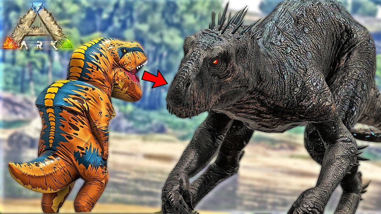 ARK pero REEMPLACÉ cada DINO por un SCORPIOS REX...