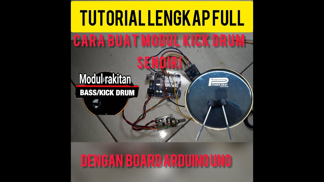 Cara membuat modul kick bas sendiri/modul hadroh modul kick drum