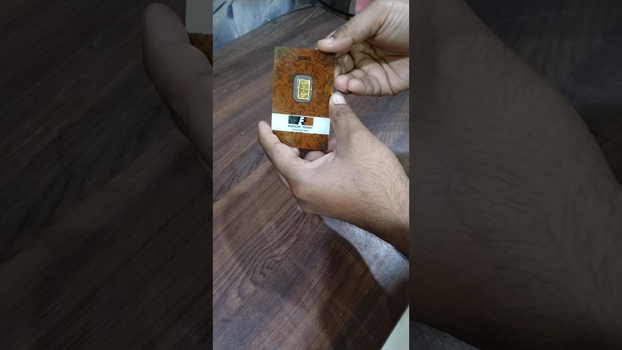 TODAY 24K BRPL GOLD BAR UNBOXING