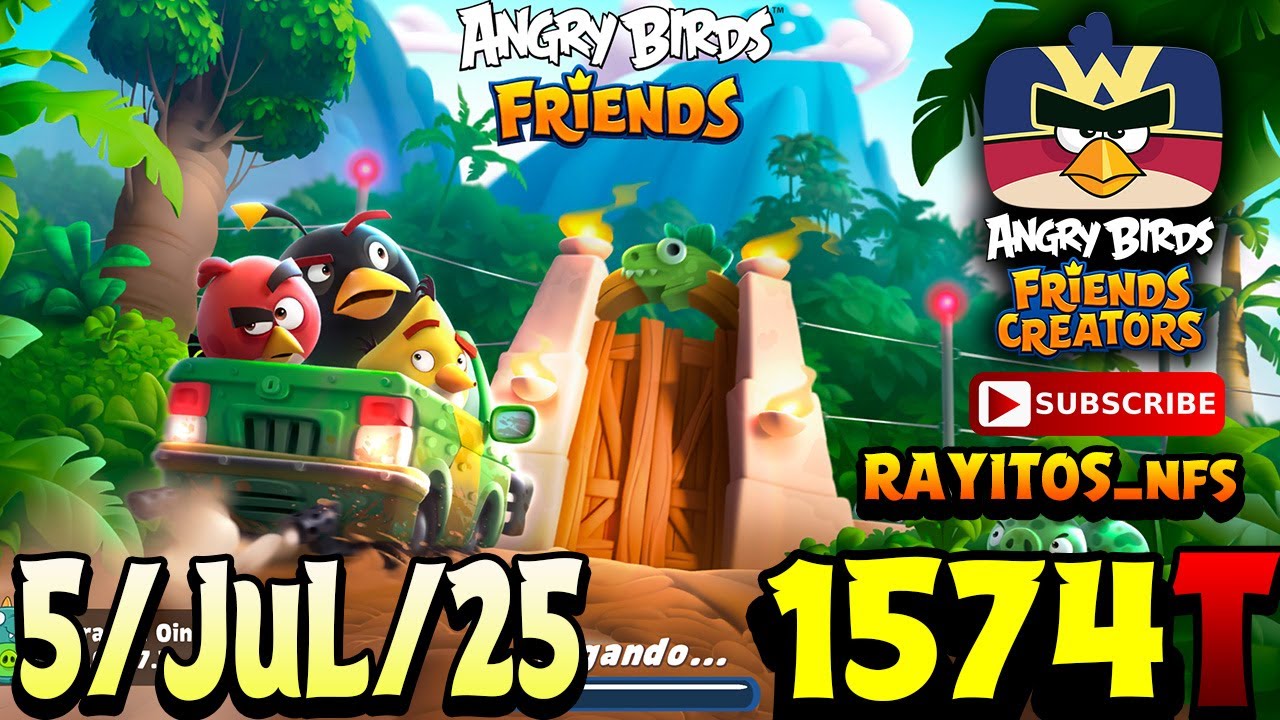 Angry Birds Friends All Levels Tournament 1574 Highscore POWER-UP walkthrough