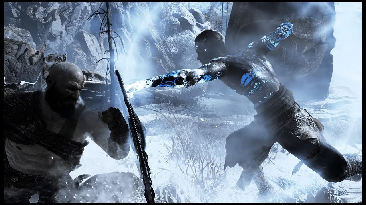 God Of War  - Kratos vs Baldur  Boss Dövüşü Türkçe PS4